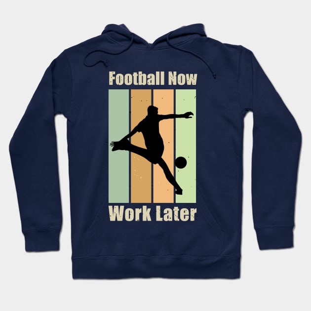 Football Now Hoodie by Nubiana